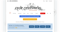 Desktop Screenshot of cycleprintworks.co.uk