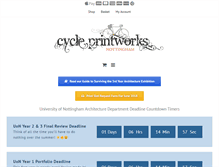 Tablet Screenshot of cycleprintworks.co.uk